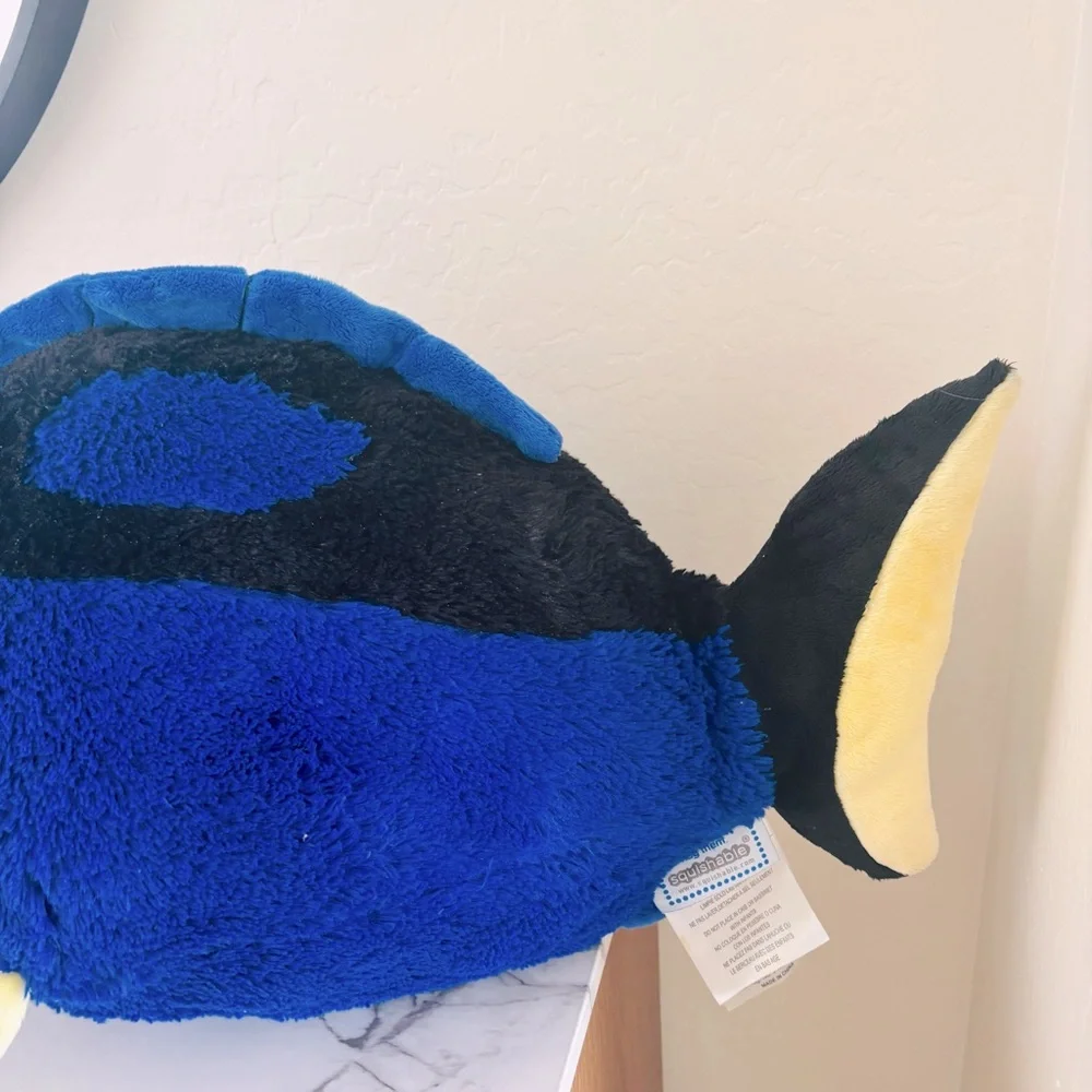Rare Squishable Blue Tang Jumbo Plush Fish Toy‎ 24”
